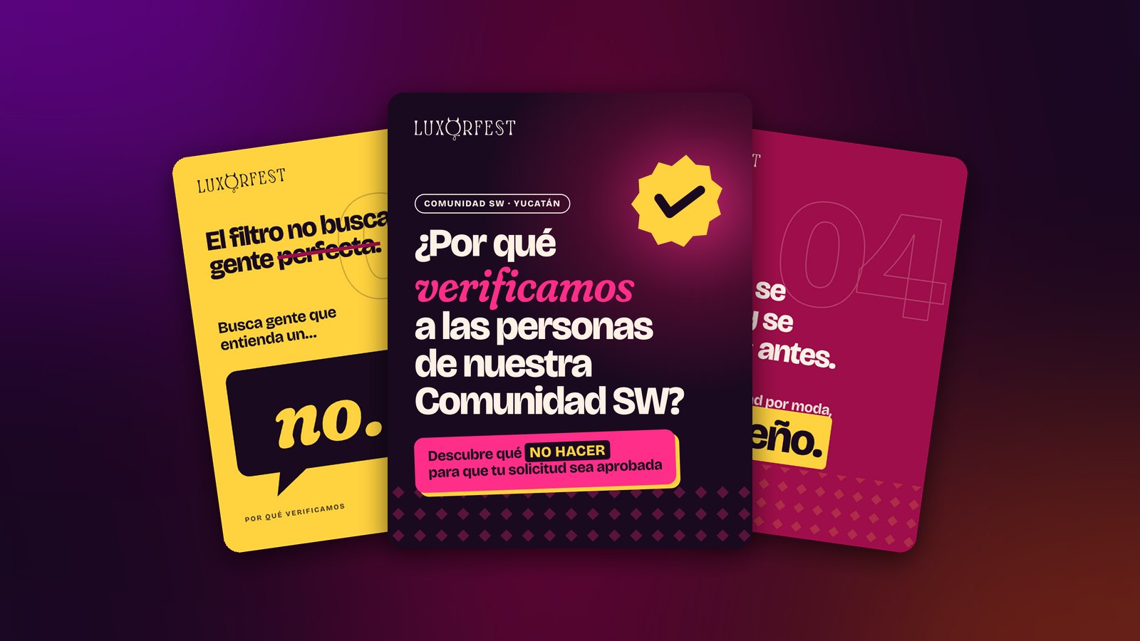 ¿Por qué verificamos a las personas de nuestra comunidad swinger? (y qué NO hacer para que aprueben tu solicitud)